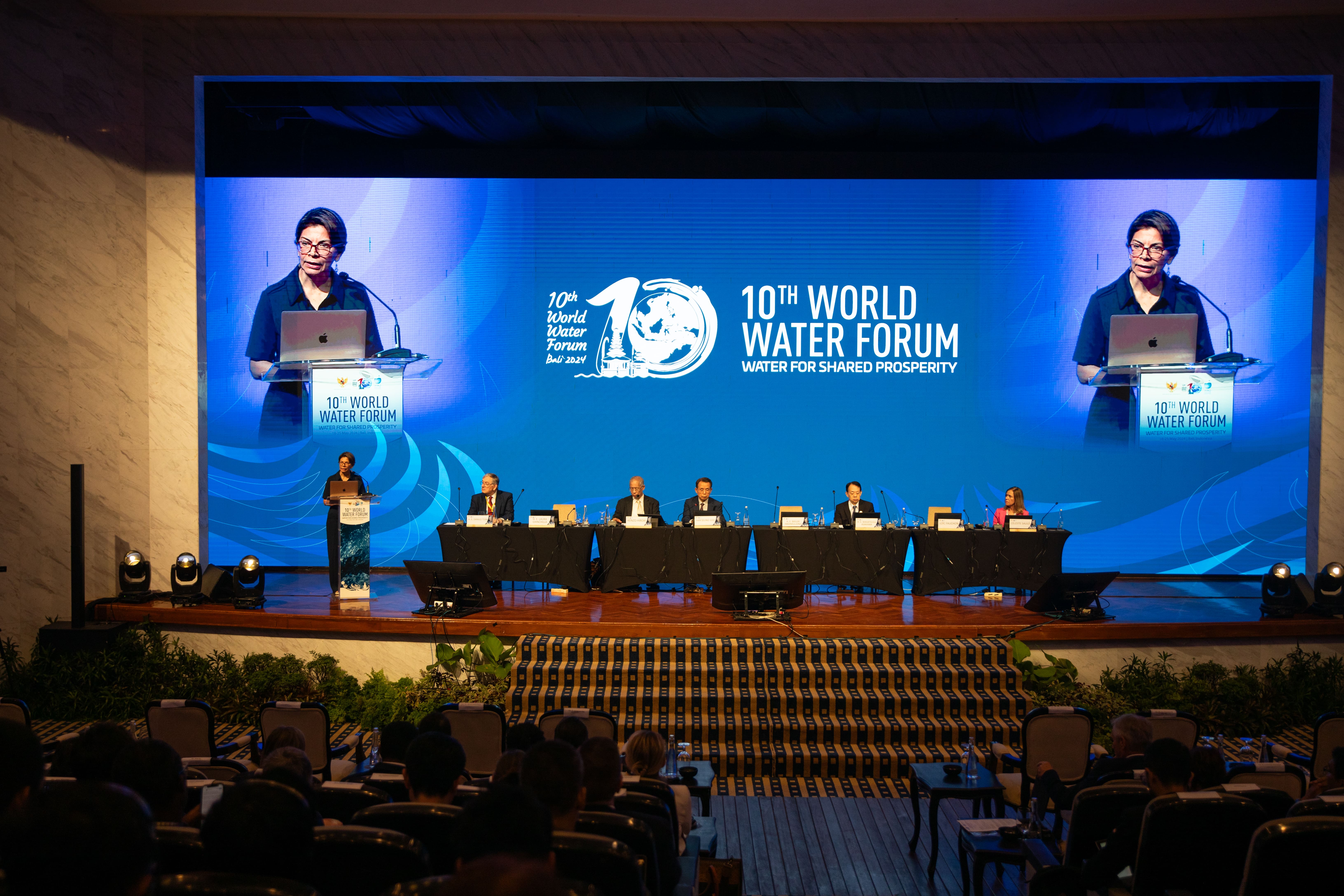 Laura Chinchilla, former president of Chile speaks at Bandung Summit