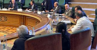 Participants at the Dushanbe Water Conference