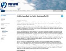 KoroSan: On-site Household Sanitation Guidelines for Fiji