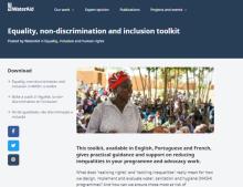 Understanding and addressing equality, non-discrimination and inclusion in water, sanitation and hygiene work