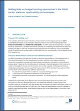 IRC-DWA Budget Note PDF Covershot