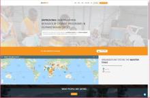 Screenshot of WASH'em Website main page