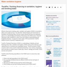TrackFin: Tracking financing to sanitation, hygiene and drinking-water