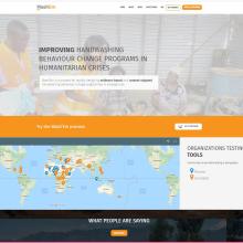 Screenshot of WASH'em Website main page