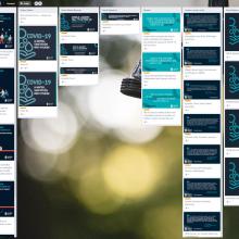 Screenshot of the Call to Action Comms Toolkit Trello board