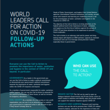 Screenshot of the first page of the Call-to-Action follow-up tool