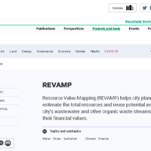 Screenshot of Revamp website