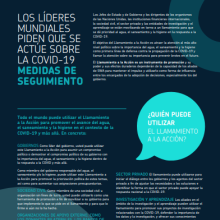Cover shot of Brochure in Spanish